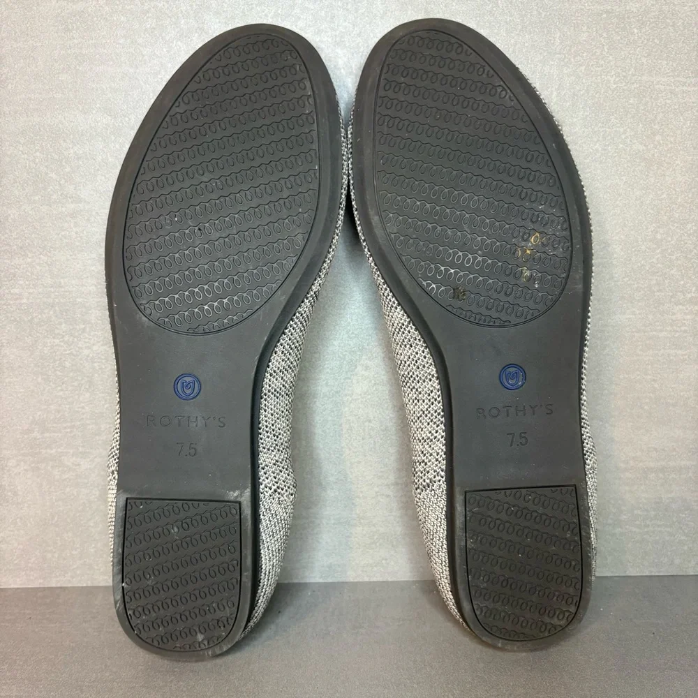 Rothys | The Flat Round Toe Shoes - Heather Gray ; Womens 7.5